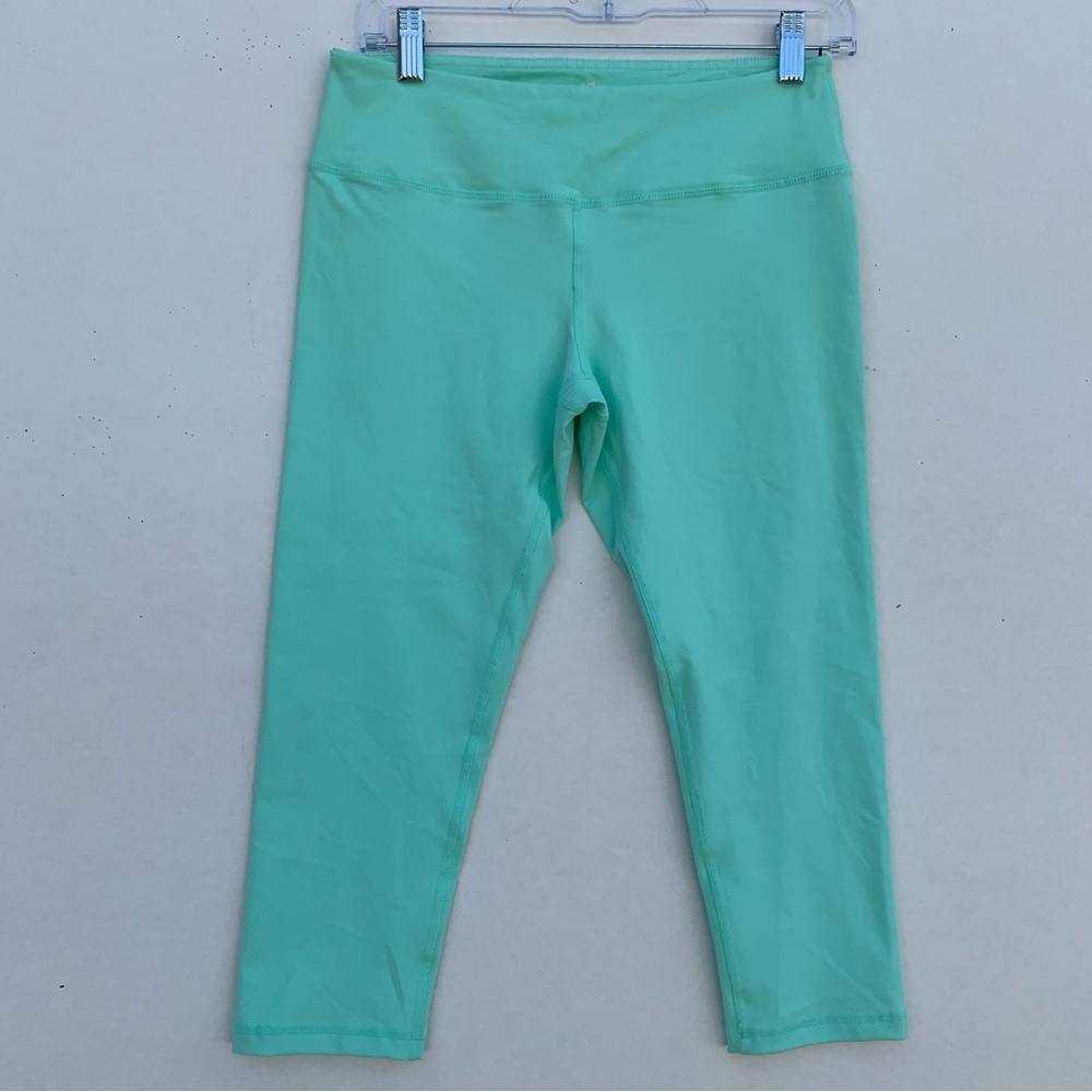BuffBunny Collection Crop Leggings Womens Size Large color Mint
